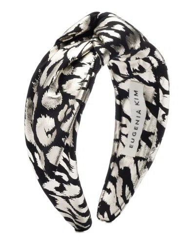 Eugenia Kim Phoebe Metallic Headband In Black