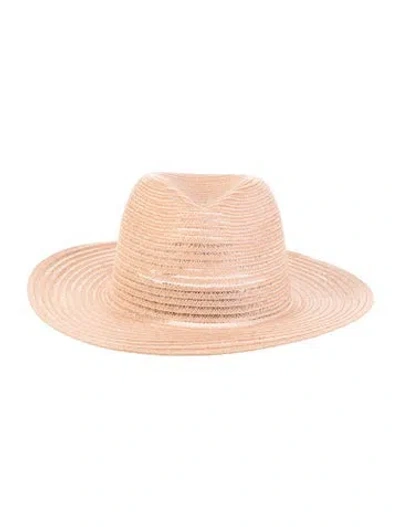 Pre-owned Eugenia Kim Pink Fedora Hat  W/tags