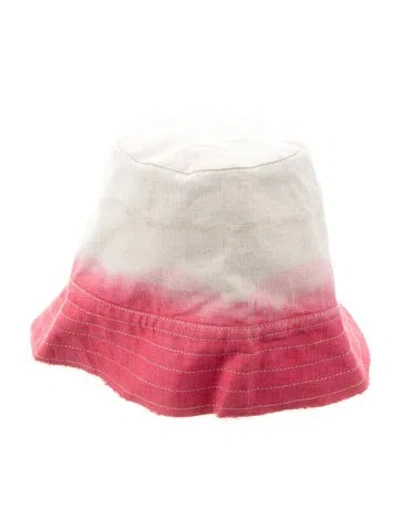 Pre-owned Eugenia Kim Pink Pattern Printed Bucket Hat W. Tags