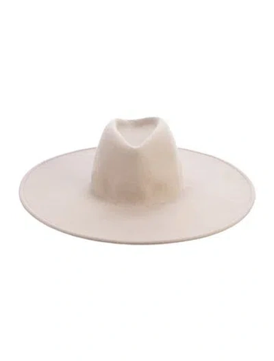 Pre-owned Eugenia Kim Pink Suede Fedora Hat W/tags