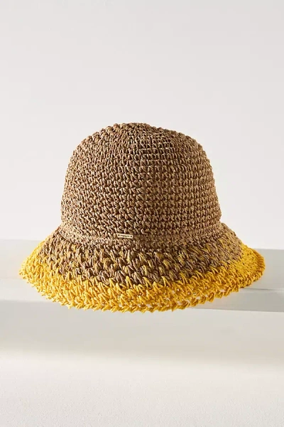 Eugenia Kim Raffia Bucket Hat In Brown