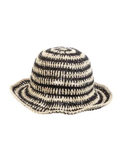 Pre-owned Eugenia Kim Raffia Bucket Hat  W/tags In Neutral