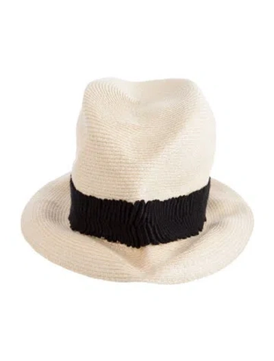 Pre-owned Eugenia Kim Raffia Hat In Neutrals