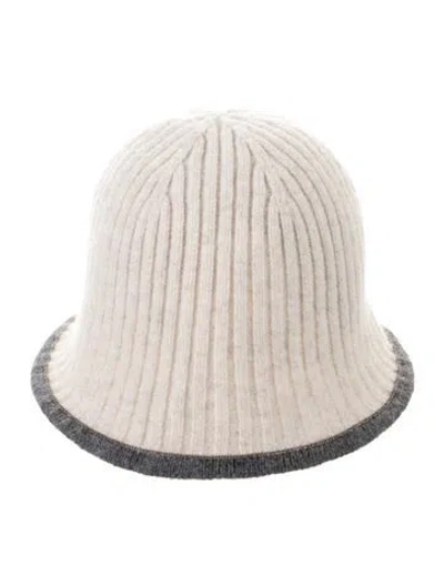Pre-owned Eugenia Kim Rib Knit Bucket Hat. W/tags In Gray
