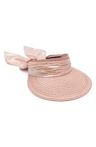 EUGENIA KIM EUGENIA KIM RICKY HEMP BLEND STRAW VISOR