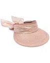 Eugenia Kim Ricky Packable Straw Hat In Pink
