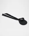 Eugenia Kim Ricky Grosgrain-trimmed Hemp-blend Visor In Black