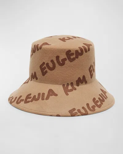 Eugenia Kim Ruby Wool Felt Bucket Hat In Neutral