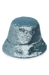 Eugenia Kim Seafoam Sequin Bucket Hat