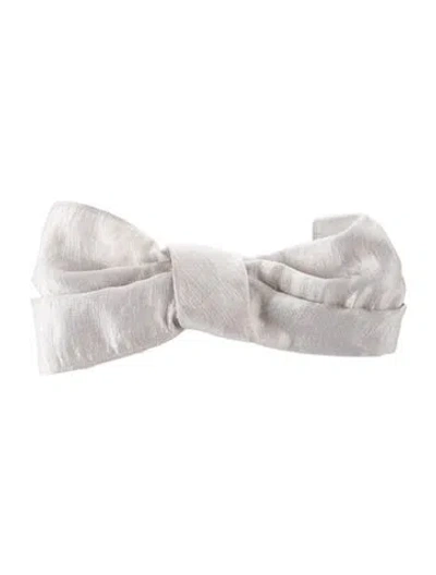 Pre-owned Eugenia Kim Shiny Adjustable Headband In Gray