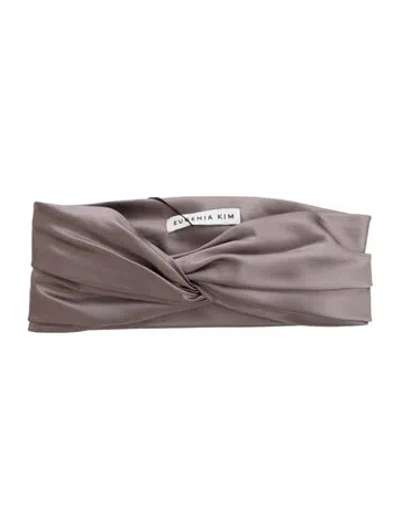 Pre-owned Eugenia Kim Silk Hairband W/tags In Neutrals