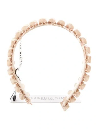 Pre-owned Eugenia Kim Silk Hairband W/tags In Neutrals