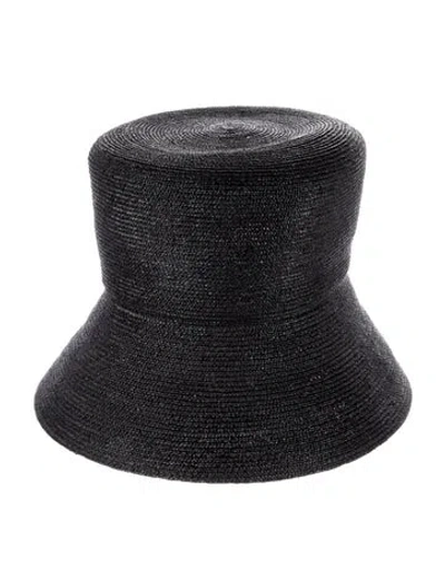 Pre-owned Eugenia Kim Straw Bucket Hat In Brown