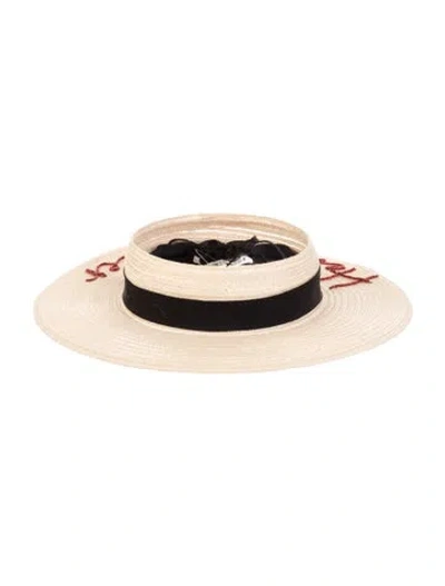 Pre-owned Eugenia Kim Straw Hat In Neutrals
