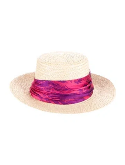 Pre-owned Eugenia Kim Straw Hat In Neutrals