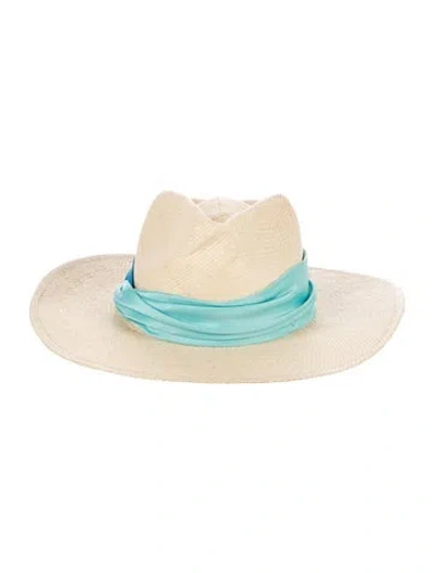Pre-owned Eugenia Kim Straw Hat W/tags In Neutral