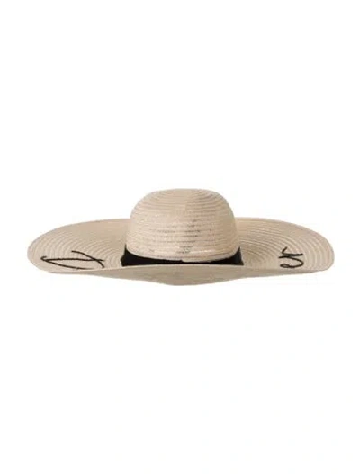 Pre-owned Eugenia Kim Straw Hat  W/tags In Neutral