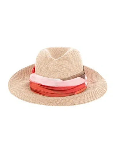 Pre-owned Eugenia Kim Straw Summer Fedora W/ Tags In Neutral