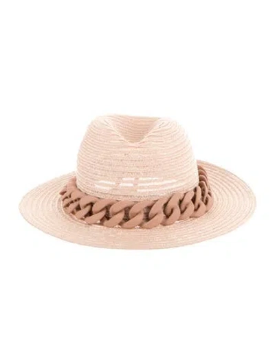 Pre-owned Eugenia Kim Straw Summer Fedora W/ Tags In Neutral