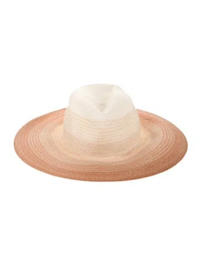 Pre-owned Eugenia Kim Straw Sun Hat In Neutral
