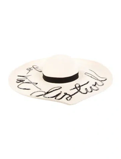 Pre-owned Eugenia Kim Straw Sun Hat In Neutrals