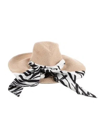 Pre-owned Eugenia Kim Straw Sun Hat W/tags In Neutral