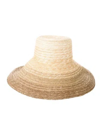Pre-owned Eugenia Kim Straw Sun Hat W/tags In Neutral