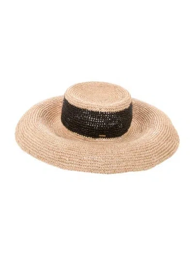 Pre-owned Eugenia Kim Straw Sun Hat.  W/tags In Yellow