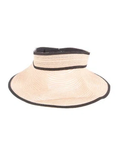 Pre-owned Eugenia Kim Sun Hat In Black/neutrals