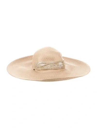 Pre-owned Eugenia Kim Sun Hat W/tags In Neutral