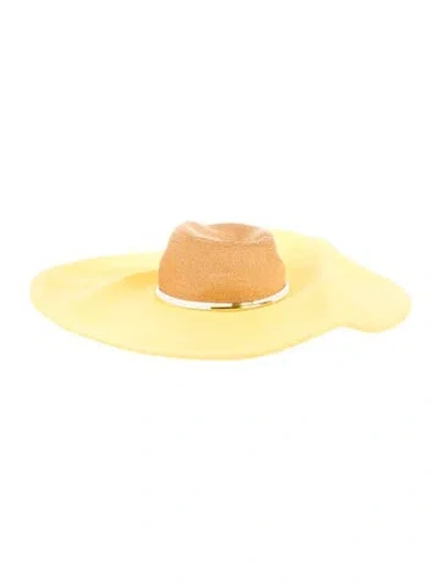 Pre-owned Eugenia Kim Sun Hat In Yellow