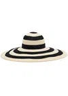 Eugenia Kim Sunny Striped Wide-brim Hat In Ivory
