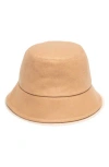 Eugenia Kim Suzuki Wool-blend Hat In Camel/cream