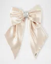 Eugenia Kim Tracy Bow Barrette In Champagne