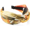 Eugenia Kim Trish Abstract Layered Headband In Orange