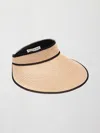 Eugenia Kim Trixie Rollable Visor In Camel