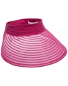 Eugenia Kim Trixie Roll-up Packable Visor In Pink