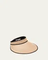 Eugenia Kim Trixie Rollable Visor In Camel