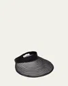 Eugenia Kim Trixie Sheer Visor In Black
