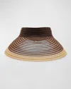 Eugenia Kim Trixie Visor In Chocolate Camel