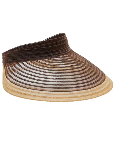 Eugenia Kim Trixie Visor In Chocolate Camel