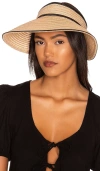Eugenia Kim Trixie Straw Visor In Brown