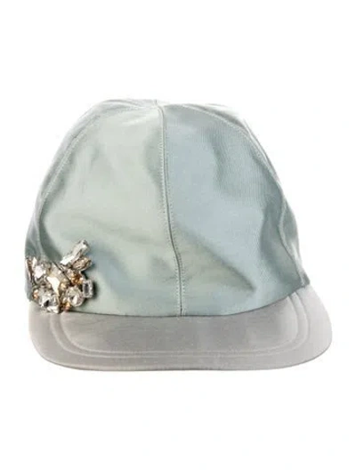 Pre-owned Eugenia Kim Two Tone  Baseball Cap In Blue/grey