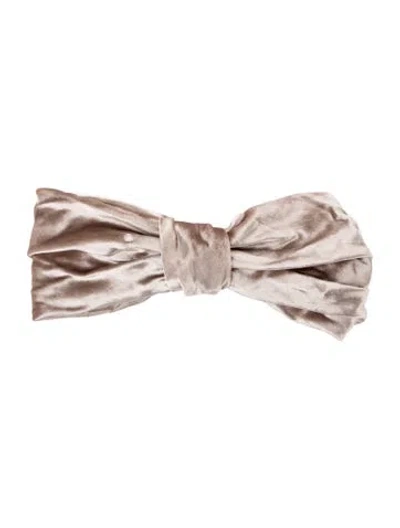 Pre-owned Eugenia Kim Velvet Knotted Headband. W/tags In Neutral