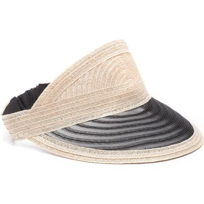 Eugenia Kim Vicky Hemp Blend Vented Straw Visor