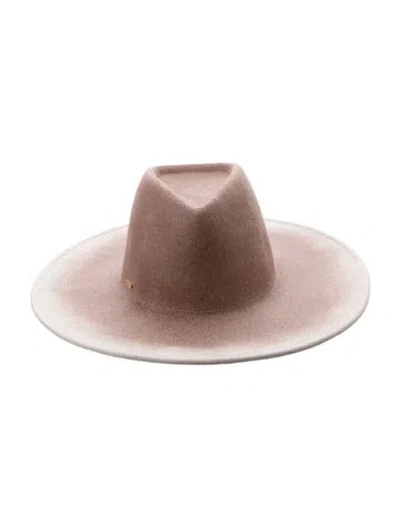 Pre-owned Eugenia Kim Wide Brim Fedora In Neutral