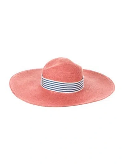 Pre-owned Eugenia Kim Wide Brim Fedora W/tags In Orange