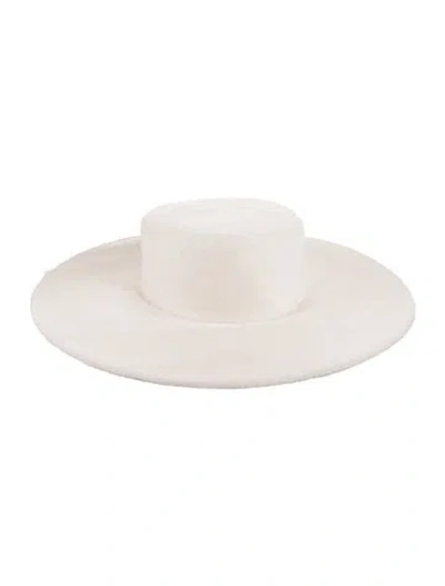 Pre-owned Eugenia Kim Wide Brim Hat W/tags In Neutral