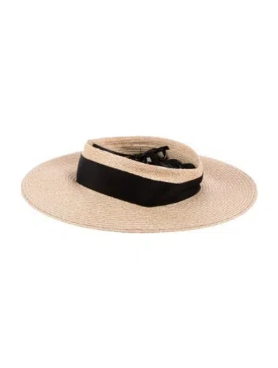 Pre-owned Eugenia Kim Wide Brim Sun Hat In Neutral
