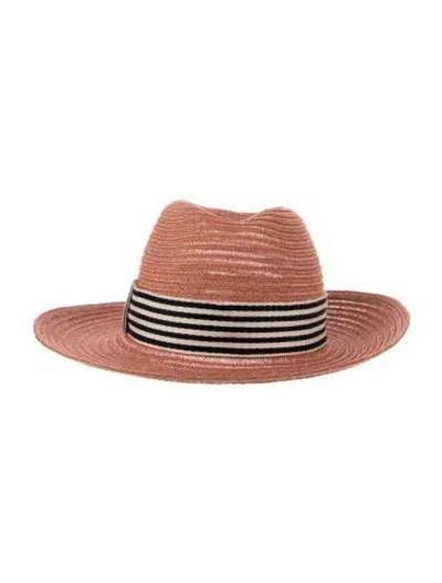 Pre-owned Eugenia Kim Wide Brim Sun Hat In Pink